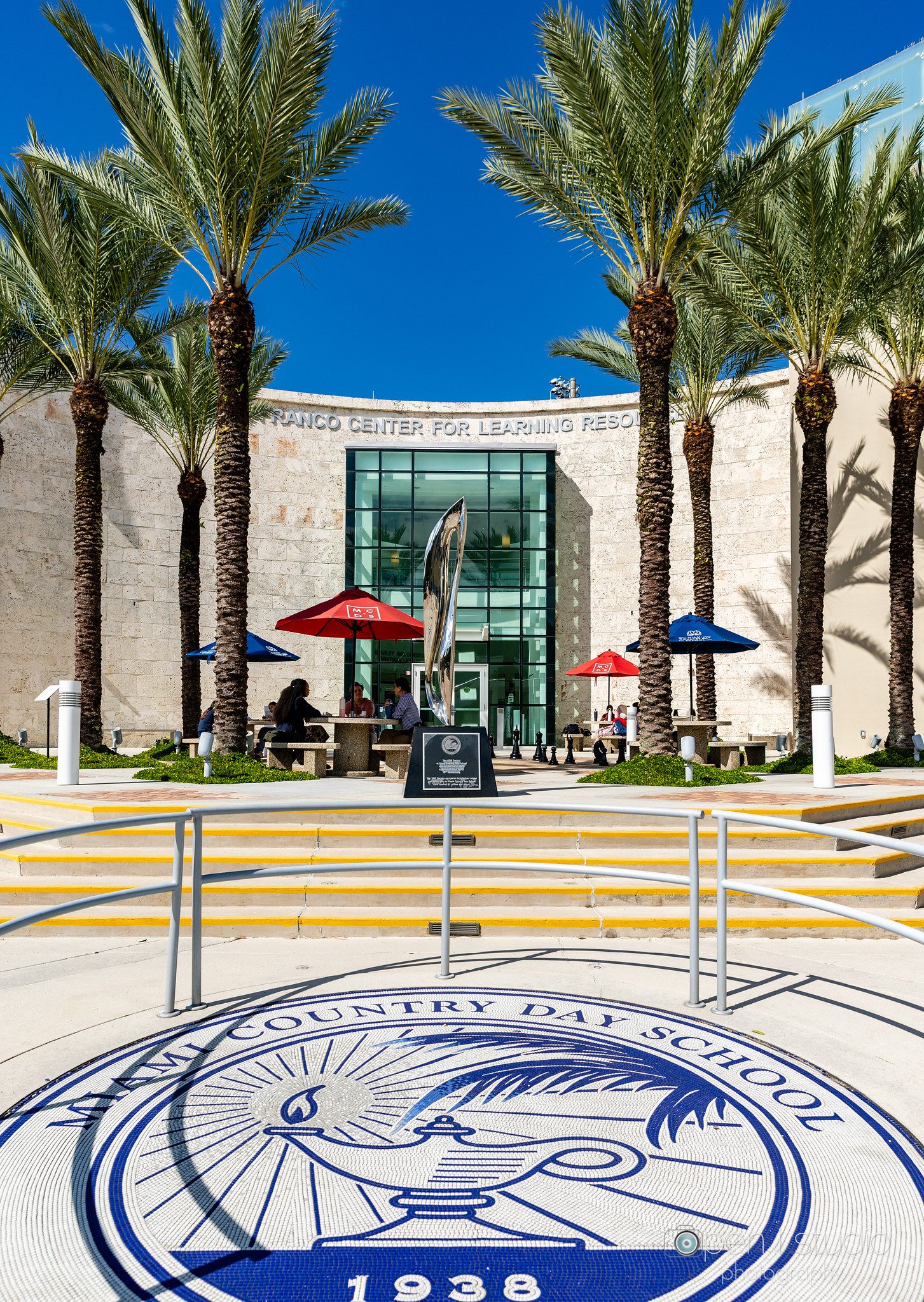 MCDS campus building, shown on the Records and Transcripts form page