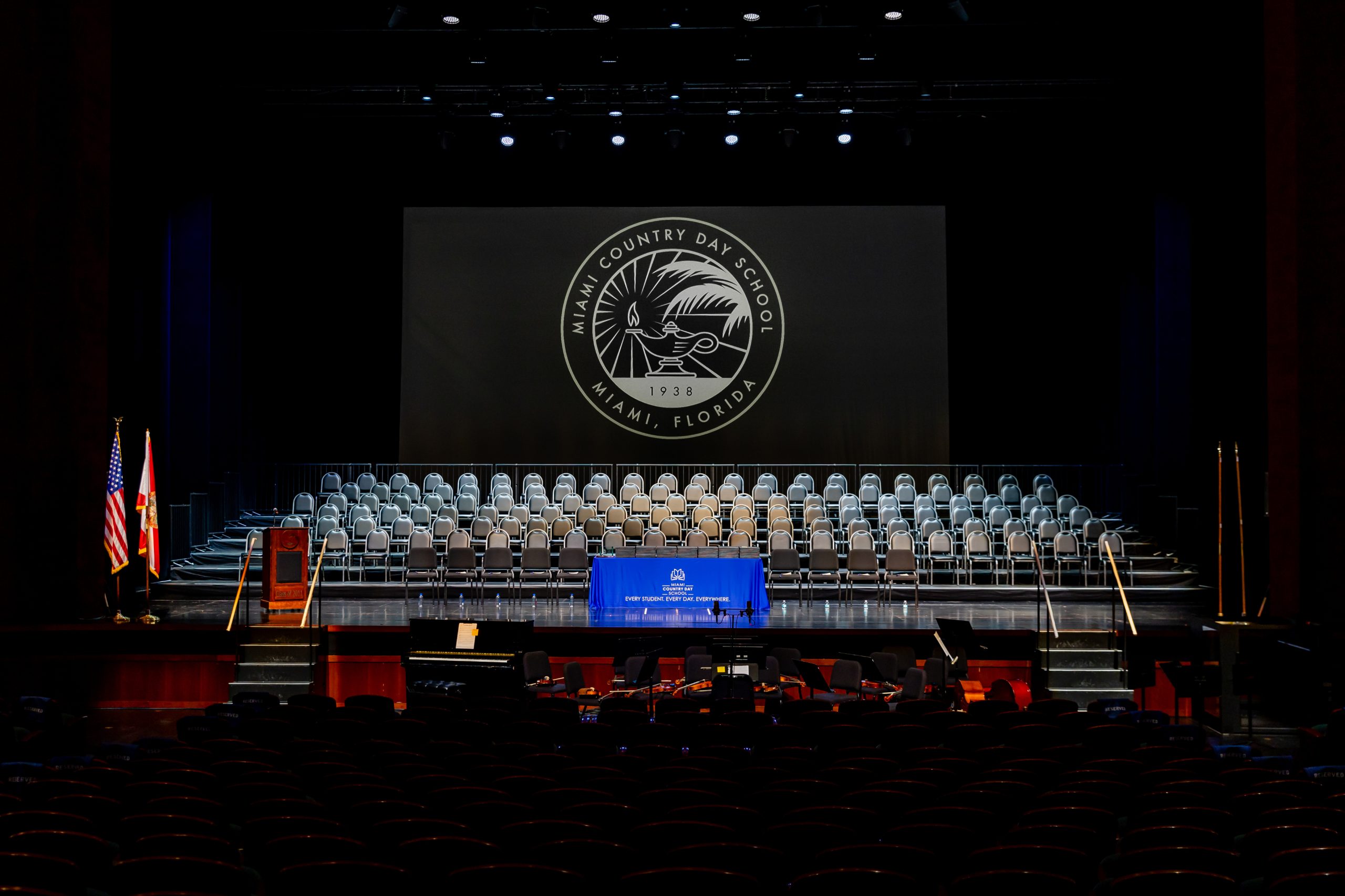 MCDS Upper School graduates celebrating at Commencement