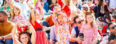 MCDS Theater students in costume for a school production