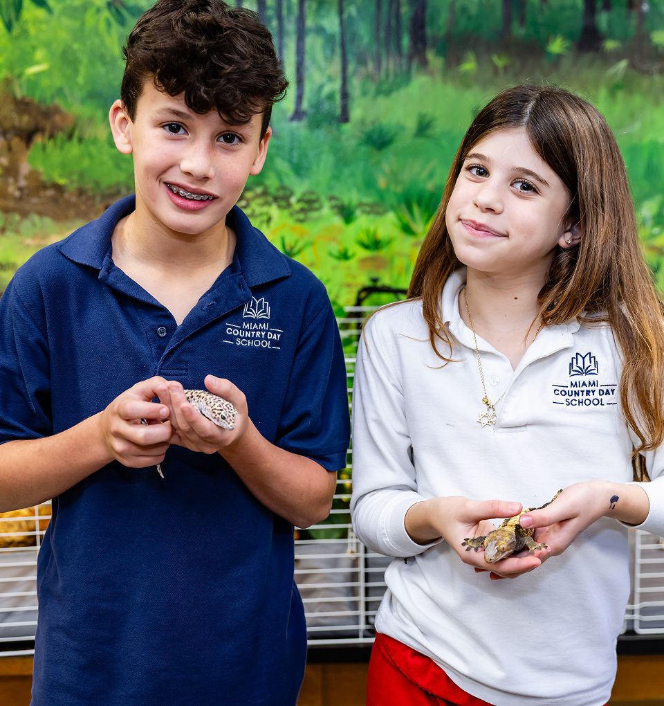 MCDS Lower School students collaborating on a project