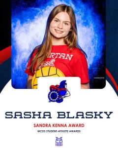 Sasha Blasky, MCDS Girls Varsity Athletics award recipient