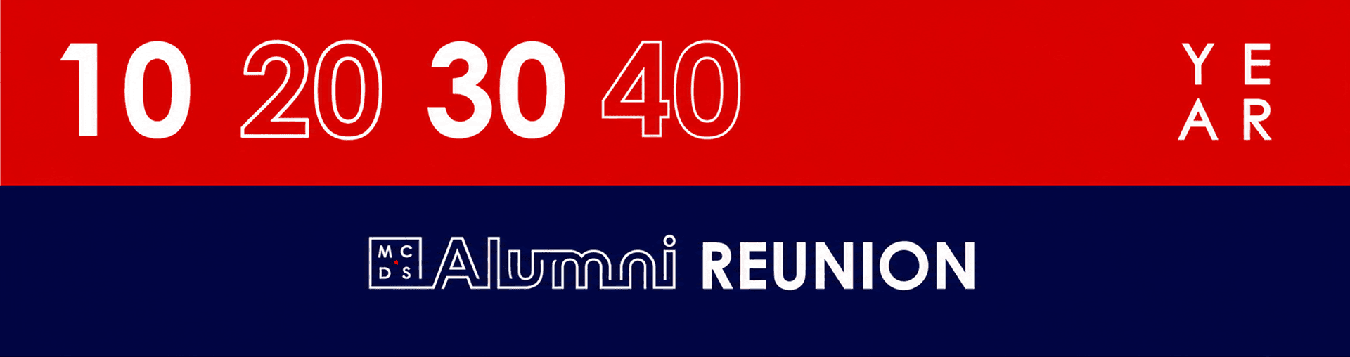 MCDS Alumni Reunion event banner graphic