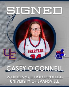 Casey O'Connell signing to play Women's Basketball at the University of Evansville