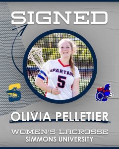 Olivia Pelletier signing to play Women's Lacrosse at Simmons University