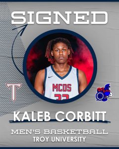 Kaleb Corbitt signing to play Men's Basketball at Troy University