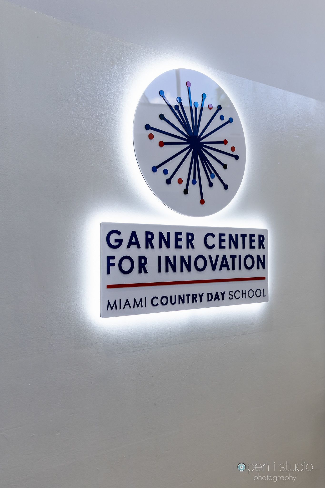 Garner Center for Innovation building signage on the MCDS campus