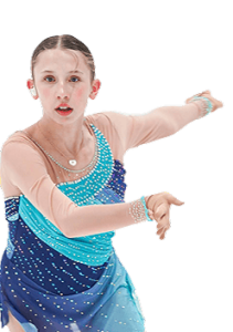 Skylar, an MCDS Online School student-athlete, dancing
