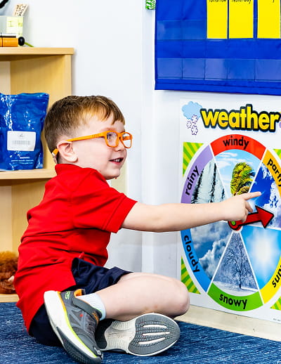 kid at school