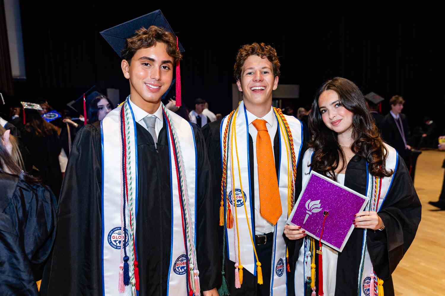 MCDS graduates celebrating together at the 2026 Commencement ceremony