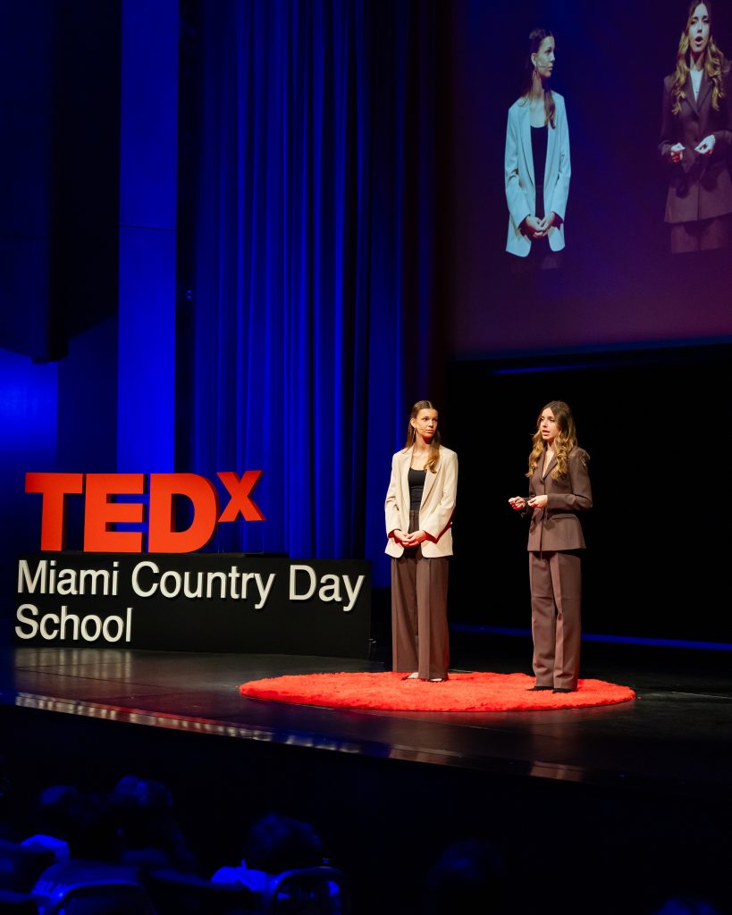 TEDx Miami Country Day School event, shown on the Academics page