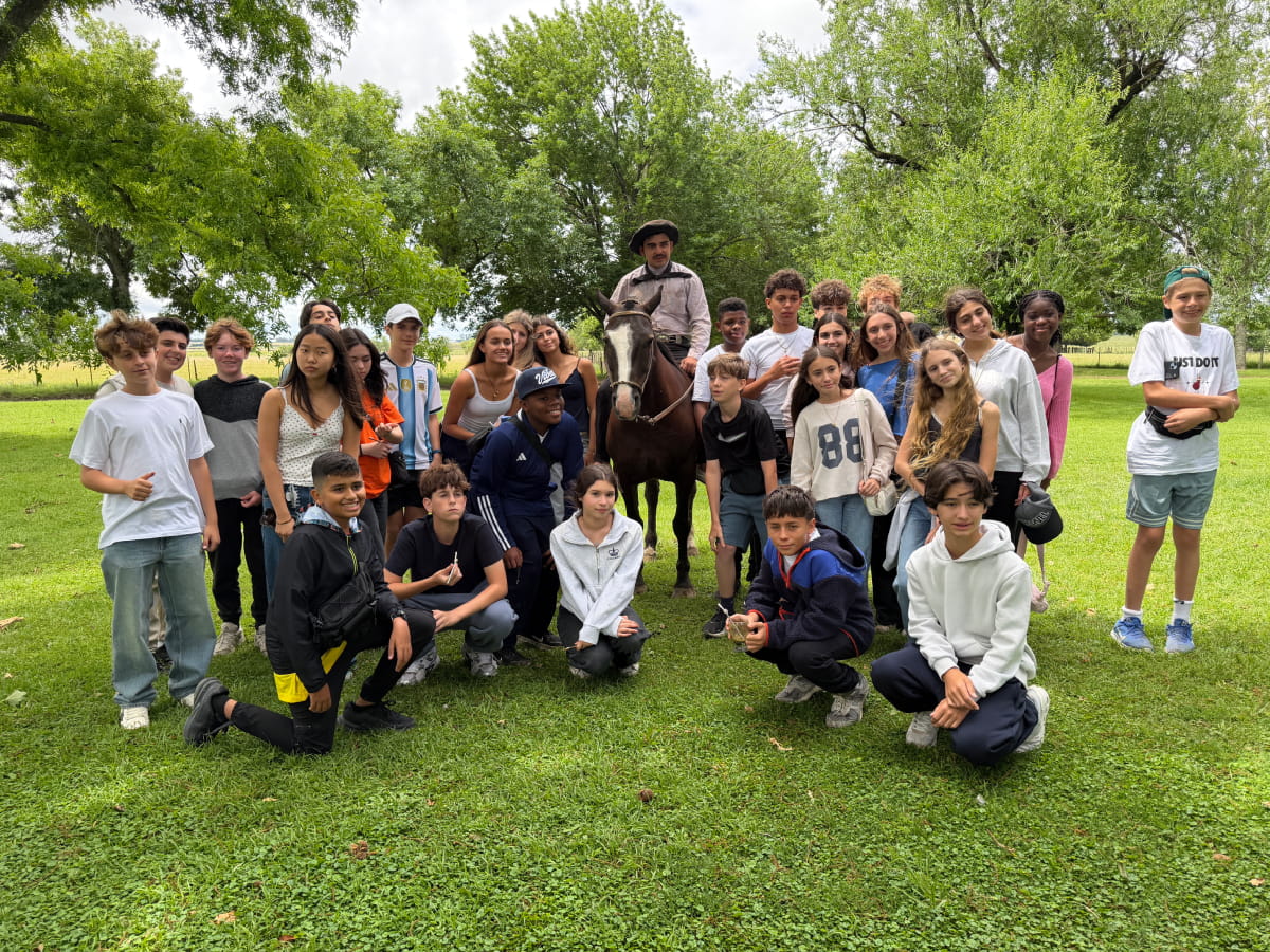 MCDS students on a GATEway trip to Argentina