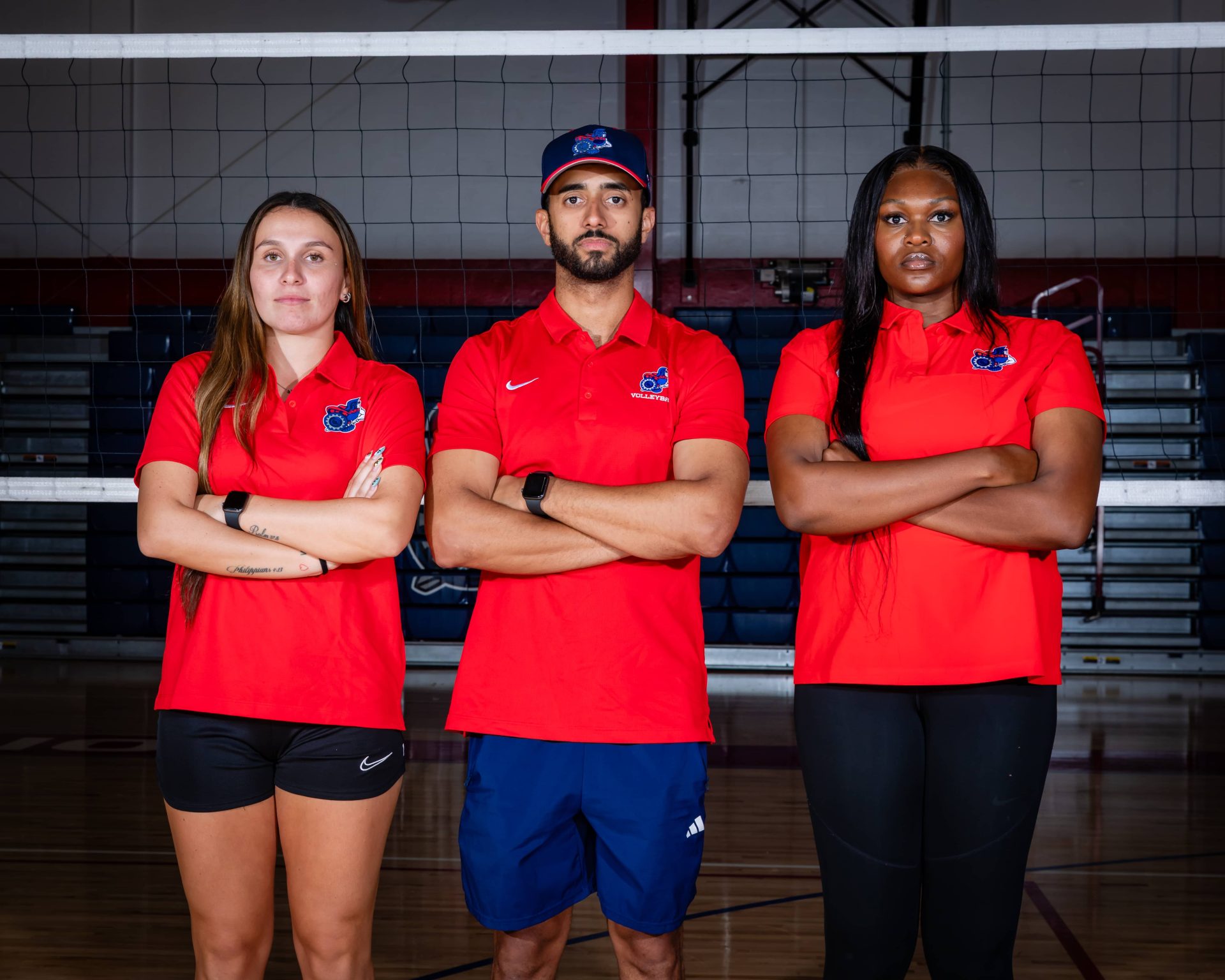 MCDS coaches posing together, Giving page card
