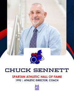 Chuck Sennett, inducted into the Miami Country Day School Spartan Athletics Hall of Fame