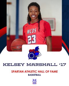 Kelsey Marshall '17, inducted into the Miami Country Day School Spartan Athletics Hall of Fame
