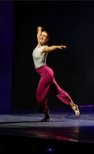 MCDS Dance student performing, shown on the Academics and Arts pages