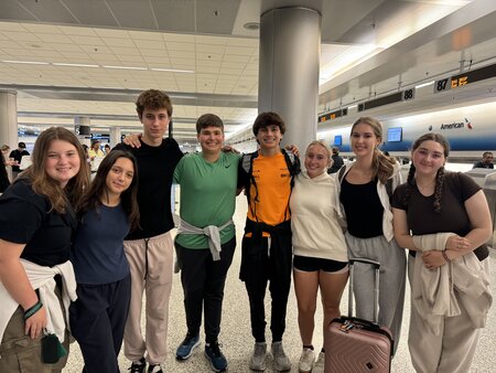 MCDS seniors on a GATEway trip to Madrid