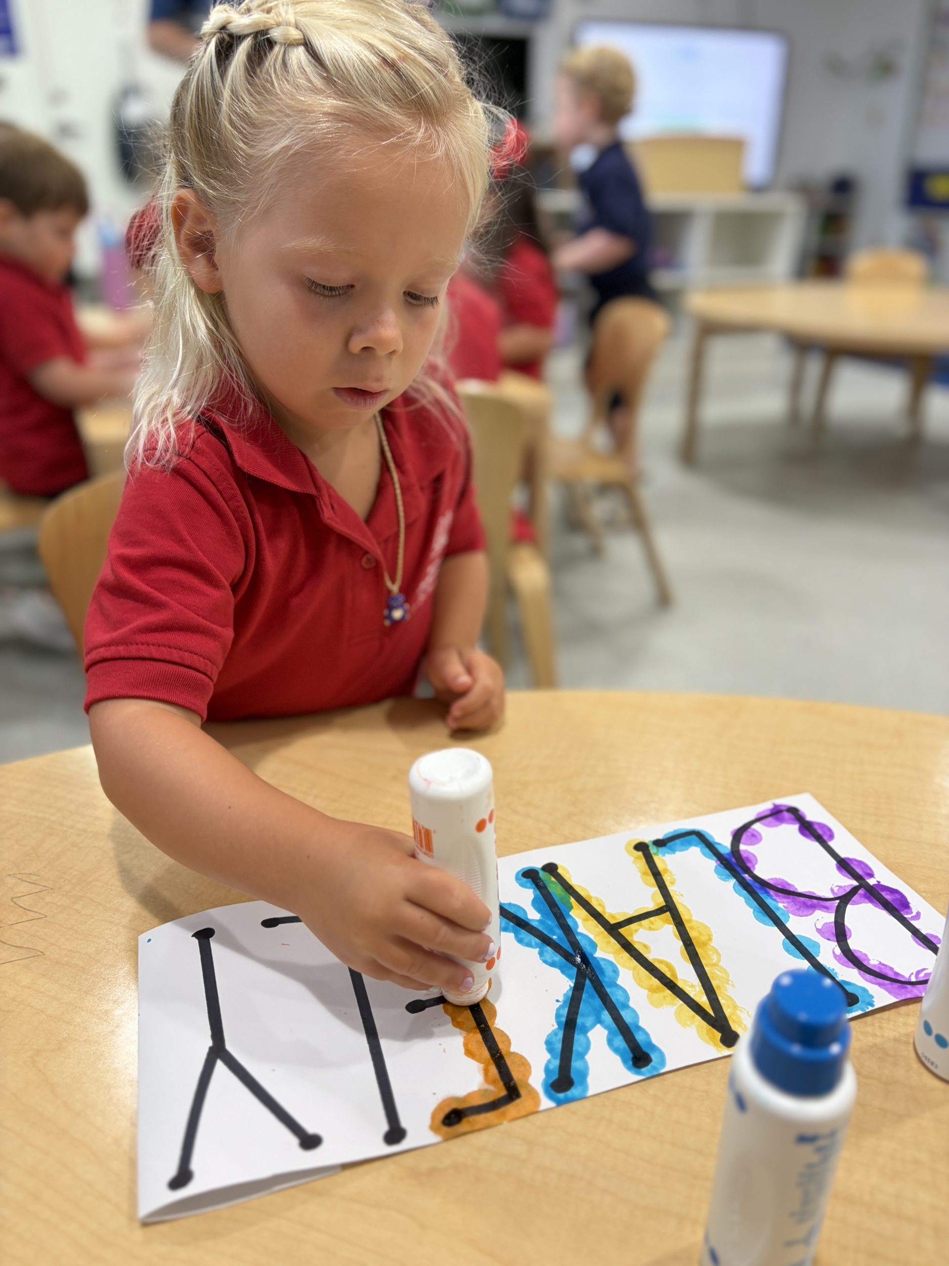 Early Childhood students engaged in a literacy lesson