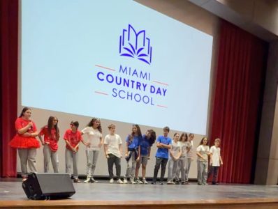 Middle School students developing leadership skills