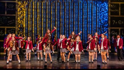 Middle School students performing in the arts