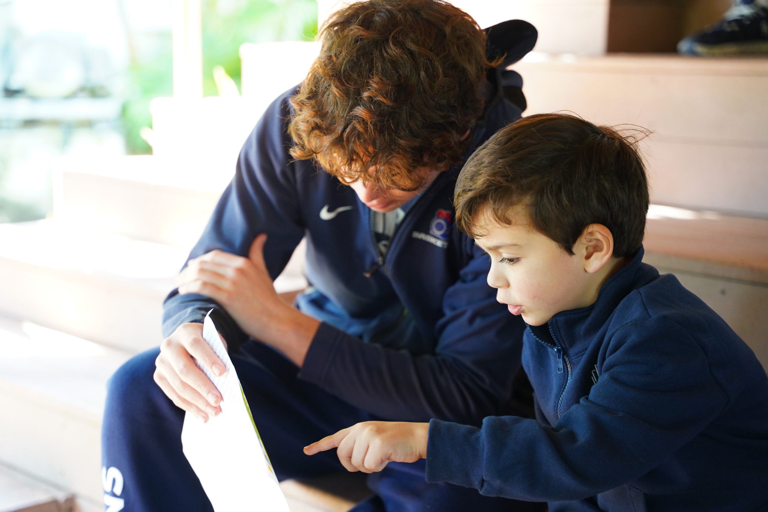 MCDS students working together, shown on the Our Strategic Plan page